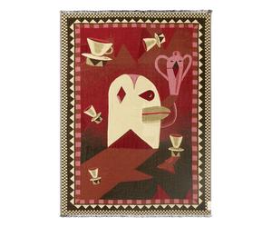 Momento JH46 Throw, Jaime Hayon Burgundy one size