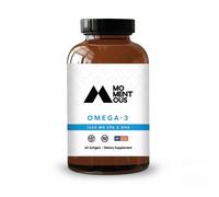 Momentous Omega 3 Fish Oil 1600mg 60 softgels 30 Servings