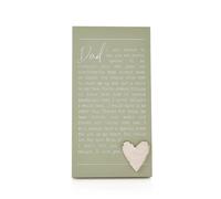 Moments Dad Standing Plaque - P4113