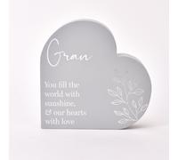 Moments Heart Plaque - Gran