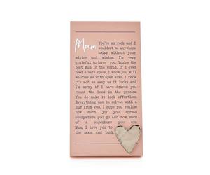 Moments Mum Standing Plaque - P4107