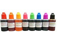 Moments of Bliss Cosmetics 8 x Soap Making bath bomb cosmetic colours water based dyes 30ml set - highly concentrated!