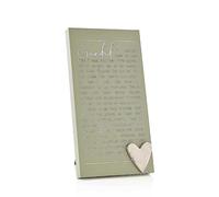 Moments Standing Grandad Plaque Silver