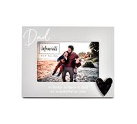 Moments Wooden Photo Frame with Heart 6" x 4" - Dad