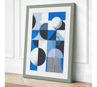 Momentum Geometric Canvas Wall Art Print 18x12 Inch