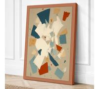 Momentum Geometric Canvas Wall Art Print 30x20 Inch