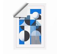 Momentum Geometric Unframed Wall Art Print A4 (29.7×21cm), Wall Decor for Living Room, Bedroom, Office & Home, Art Gift