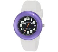Momentum Ladies 1M-Sp99Bp1W Alter Ego Purple Bezel White Band Watch