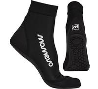 Momevo - Splashies Water Shoes - Neoprene Sea Urchin-Proof Bathing Shoes with Sturdy Sole - Protects Against Pointed Objects for Comfortable Running on the Beach - Unisex Black, black, 2/3 UK