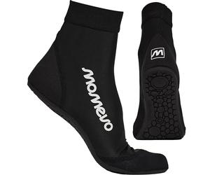 Momevo - Splashies Water Shoes - Neoprene Sea Urchin-Proof Bathing Shoes with Sturdy Sole - Protects Against Pointed Objects for Comfortable Running on the Beach - Unisex Black, black, 9/9.5 UK