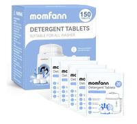 MOMFANN 150 Professional Deep Cleaning Detergent Tablets for All Baby Bottle Washers, Washer Tablets for Bottle Washer and Sterilizer and Dryer, Easy to Use