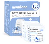 MOMFANN 150 Professional Deep Cleaning Detergent Tablets for All Baby Bottle Washers, Washer Tablets for Bottle Washer and Sterilizer and Dryer, Easy to Use