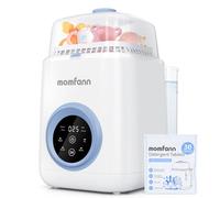MOMFANN Baby Bottle Washer-19 Min Rapid Wash, Sterilizer and Dryer, All-in-One Cleaner, Bottles, Pump Parts & Baby Essentials for New Parents Gift, Replaces Hand Washing