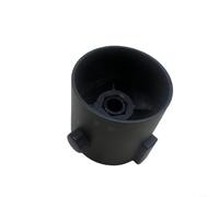 Momfin 1 Pair Shower Temperature Control Handle Knob Thermostatic Hand Wheel For Bathtub Faucet Adjustment Black ABS Plastic 40X40mm Bathroom Use