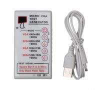 Momfin VGA Signal Generator For SVGA XGA Display Testing With 4 Resolutions For CRT LCD Monitor Projector Repair Recycling ABS White