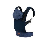 MOMI Collet Baby Carrier for Babies and Toddlers up to 20 kg Body Weight, with Hood and Head Support for Baby, Optimal Adjustment with 6 Adjustment Points, Flow