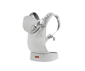 MoMi Collete Porte-bébé Pour Enfants de 3 à 48 Mois (poids 4 à 20 kg), 2 Positions de Portage with 6 Points de réglage, with Cap and Appui-tête Pour Enfant