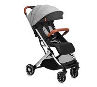 MoMi Estelle from 6 Months (up to 15 kg), Folding Buggy with 5-Point Harness, Shopping Basket, Telescopic Rod, Stand-up Folded