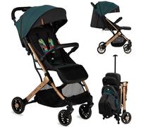 MOMI Estelle Pushchair for Children from 6 Months up to max. Body Weight of 15 kg, H105 x W51 x D75 cm, Foldable to Dimensions H65 x W51 x D21 cm, Weight 7.5 kg, 5-Point Safety Belt