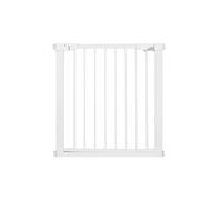 MOMI PAXI PLUS safety gate for door and stairs extendable from 75 to 82 cm, child safety gate with 2 extensions of 7 and 14 cm, clamp mounting, no drilling required