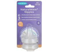 Momma 2 Natural Alwave Nipples, Slow Flow Nipple - Lansinoh