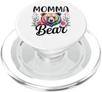 MOMMA Bear Floral Graphic for Mothers Day Moments PopSockets PopGrip for MagSafe