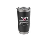Momma Cute Dictionary Definition Bow Coquette Stainless Steel Insulated Tumbler