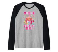 Momma Of The Birthday Girl Circus Carnival Family Party Raglan Baseball Tee