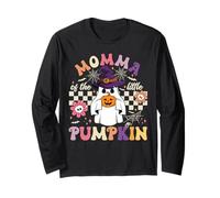 Momma of The Little Pumpkin Halloween Spooky Ghost Long Sleeve T-Shirt