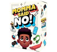 Momma Said No - Culture-Inspired Family Kids Card Game with 76 Culture Packed Cards - Block, Negotiate and Collect Items Like Shoes, Phones and More - Ages 7+