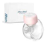 MOMMED Breast Pump, MY-385 Hands Free with 4 Modes & 12 Levels, Leak-Proof Design, 24 mm Electric Wearable Breast Pump, Includes 19 & 21 mm Flange Inserts, 1 Pack