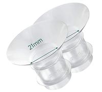 MOMMED Breast Pumps Accessories, 21mm Flange Inserts for 24mm Silicone Breast Shield/Flange Inserts, 21mm Flange Inserts to Reduce 24 mm Nipple Tunnel Down to 21mm, 2 Pack