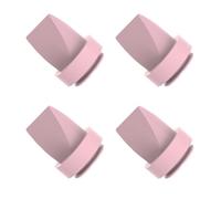 MOMMED Duckbill Valves Replacement for S18/S21/S33 Wearable Breast Pump, Silicone Pump Parts, 4 Pack (Pink)