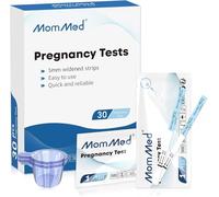 MOMMED Pregnancy Tests(HCG30),Pregnancy Test stripswith 30 Urine Cups for Early Detection, Rapid and Accurate Results, Easy to Use and Read Fertility Tests for Women