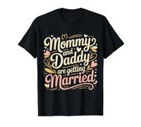 Mommy and Daddy are Getting Married Kid Wedding - Value Graphic T-Shirt, Men, Black, S