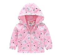 Mommy And Raincoats Kids Toddler Baby Girls Boys Winter Warm Polka Dot Cotton Long Sleeve Hooded Clothes Coat Jacket Girls Padded Jackets (20230724E-Pink, 3-4 Years)