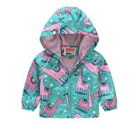 Mommy And Raincoats Kids Toddler Baby Girls Boys Winter Warm Polka Dot Cotton Long Sleeve Hooded Clothes Coat Jacket Girls Padded Jackets (20230724E-Blue, 3-4 Years)