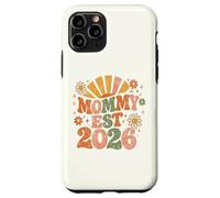 Mommy Est 2026 Groovy Retro Daisy Flower New Mom Mothers Day Case for iPhone 11 Pro