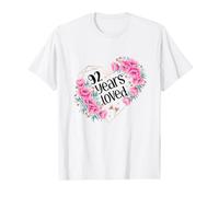 Mommy Grandma Mother-In-Law 92nd Floral Birthday T-Shirt