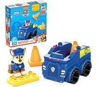 MEGA Bloks Paw Patrol Chase's Police Car Building Set with Chase Figure