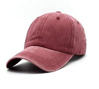 Mommy Jennie Unisex Vintage Washed Distressed Baseball-Cap Twill Adjustable Dad-Hat (burgundy)