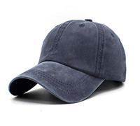 Mommy Jennie Unisex Vintage Washed Distressed Baseball-Cap Twill Adjustable Dad-Hat (navy)