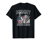 Mommy Needs A Beer Funny Women Drinking Mam Mother's Day T-Shirt
