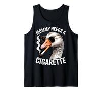 Mommy Needs a Cigarette Funny Humor for Mom Life Lover Retro Tank Top