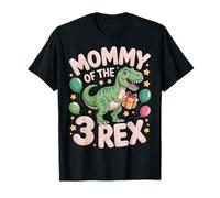 Mommy of The 3Rex Toddler Birthday Dino Party T-Shirt