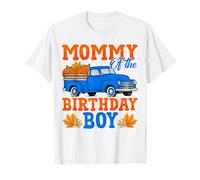 Mommy of The Birthday Boy Happy Thanksgiving Bday Party T-Shirt
