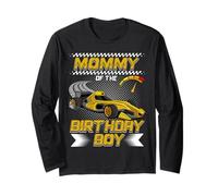 Mommy of The Birthday Boy Race Car Party Family Matching Long Sleeve T-Shirt