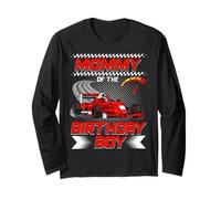 Mommy of The Birthday Boy Race Car Party Family Matching Long Sleeve T-Shirt
