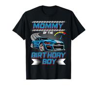 Mommy of The Birthday Boy Race Car Party Family Matching T-Shirt