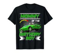 Mommy of The Birthday Boy Race Car Party Family Matching T-Shirt